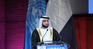 الشيخ راشد بن حمدان آل مكتوم يكرم الفائزين بجائزة "حمدان بن راشد آل مكتوم- اليونسكو" لتنمية أداء المعلمين