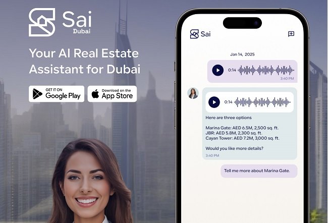 إطلاق “صاي دبي” أول مساعد عقاري ذكي بالذكاء الاصطناعي لدعم سوق العقارات في الإمارات